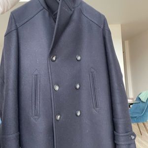 Belstaff Double-Breasted Peacoat